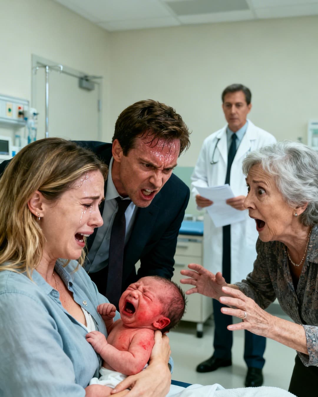 At my baby’s three-month checkup, the doctor called me into a separate room and lowered his voice so no one else could hear him, and what he said next made the floor feel unstable beneath my feet.-nhuy\