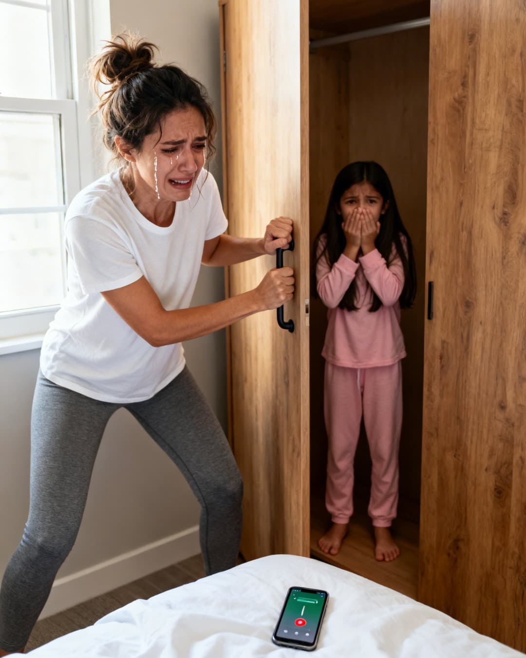 MY HUSBAND “LEFT FOR A BUSINESS TRIP”… THEN MY SIX-YEAR-OLD WHISPERED, “MOMMY, WE HAVE TO RUN. NOW.”-nhuy