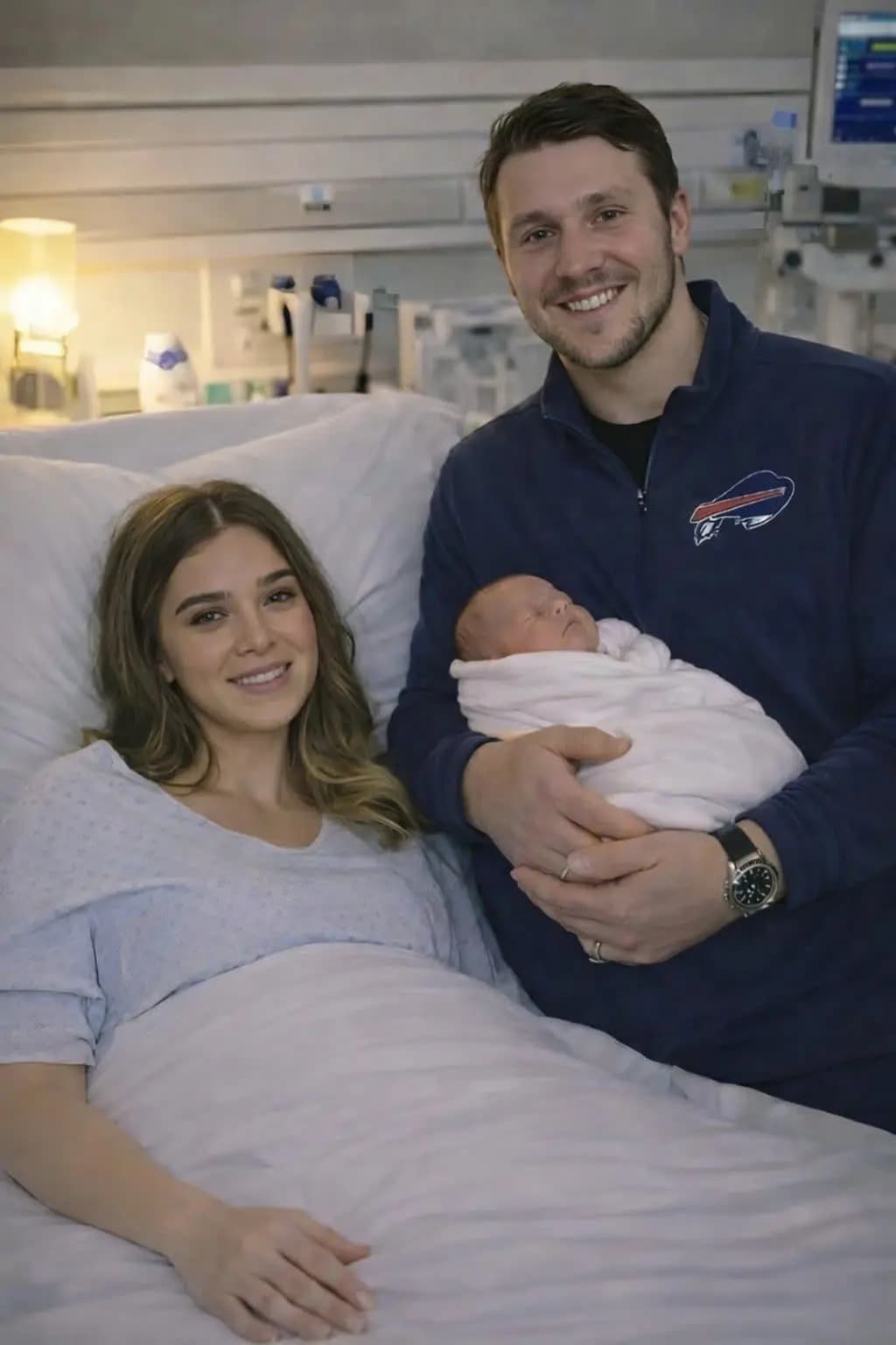 BREAKING: Josh Allen and Hailee Steinfeld have just shared a HEARTMELTING baby announcement — welcoming their newborn baby girl — and it’s HER NAME that is breaking the internet!-ETH