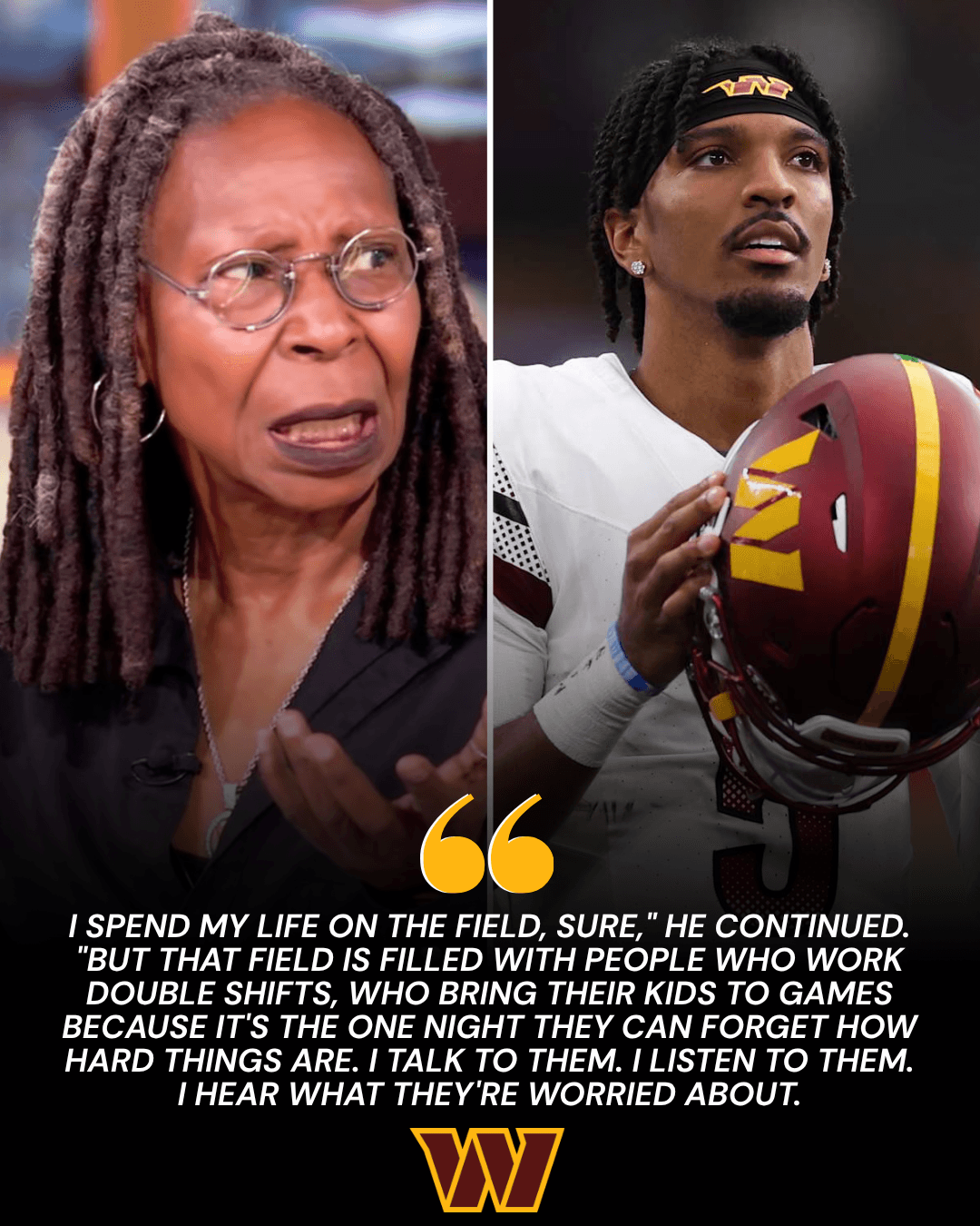 Jayden Daniels: The Moment the Commanders’ Quarterback Stunned the Studio.-hihehu