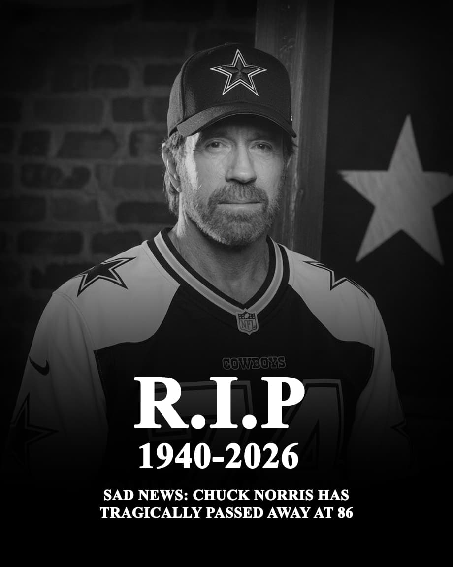 SAD NEWS: Legendary Dallas Cowboys Fan Chuck Norris Passes Away at Age 86 – May he rest in peace. 🙏🕊️