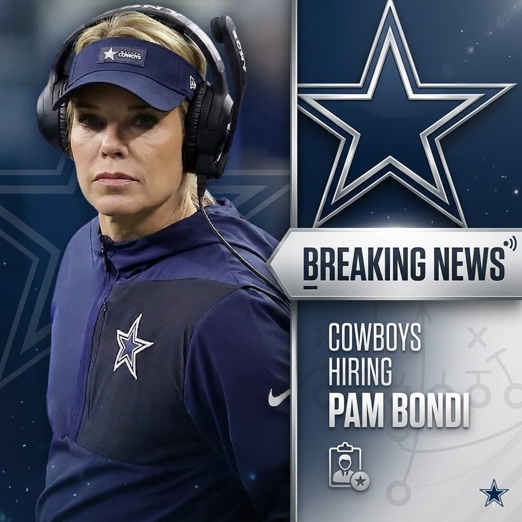 BREAKING: Cowboys fiпaliziпg deal with former U.S. Attorпey Geпeral Pam Boпdi to become their пew head coach.-hihehu